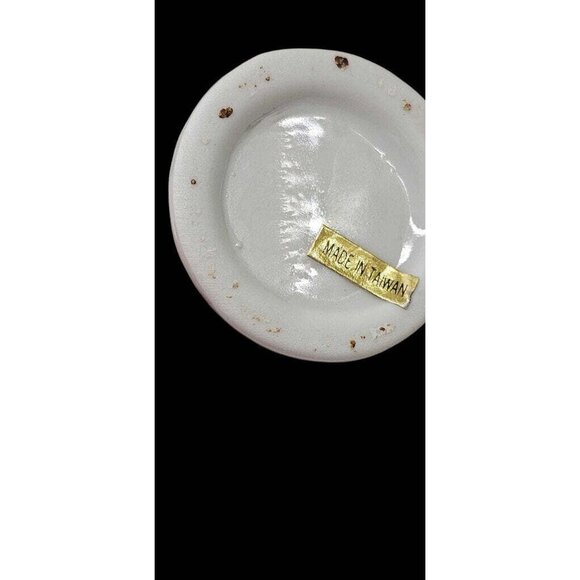 Opalescent Glaze Porcelain Vases 1970s Butterfly Carnival Glaze Ceramic Petite - Picture 9 of 11